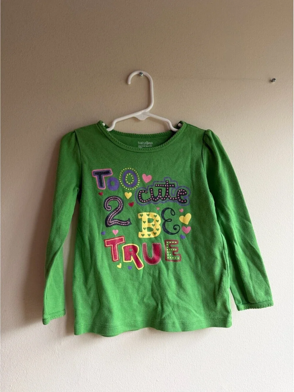 Baby Gap Long Sleeve Tee Y2K 2009